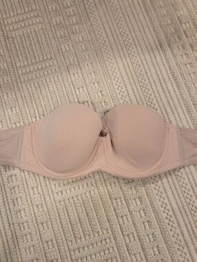 Strapless Padded Bra in Light Rose 36C
